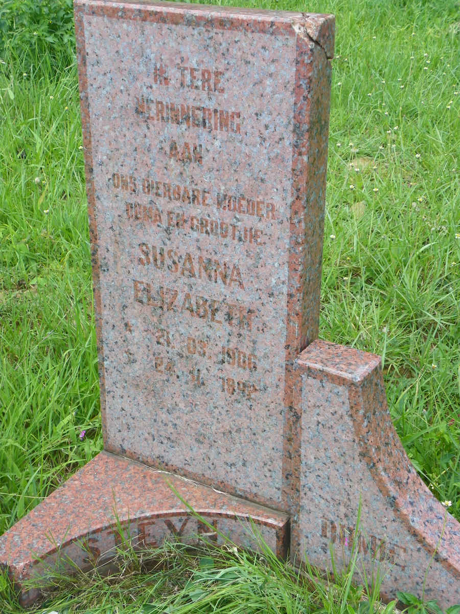 STEYN Susanna Elizabeth 1906-1992