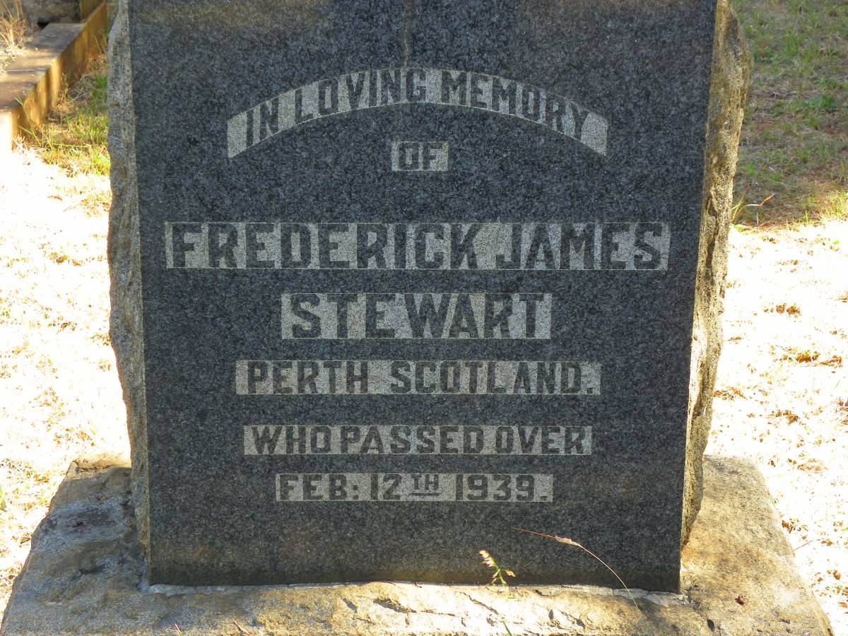 STEWART Frederick James -1939