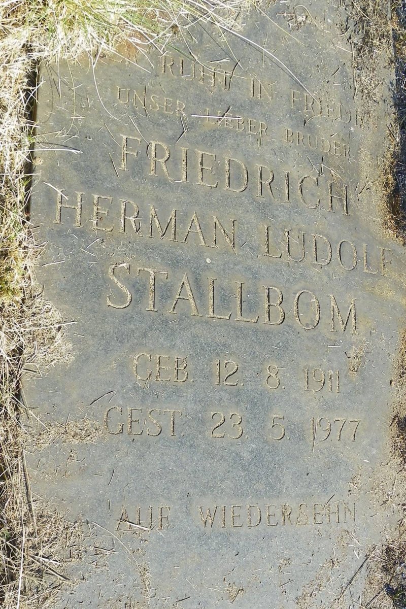 STALLBOM Friedrich Herman Ludolf 1911-1977