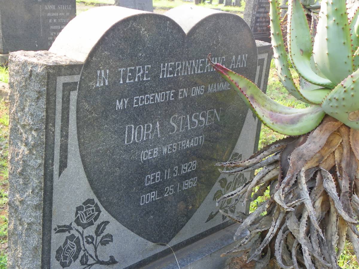 STASSEN Dora nee WESTRAADT 1928-1962