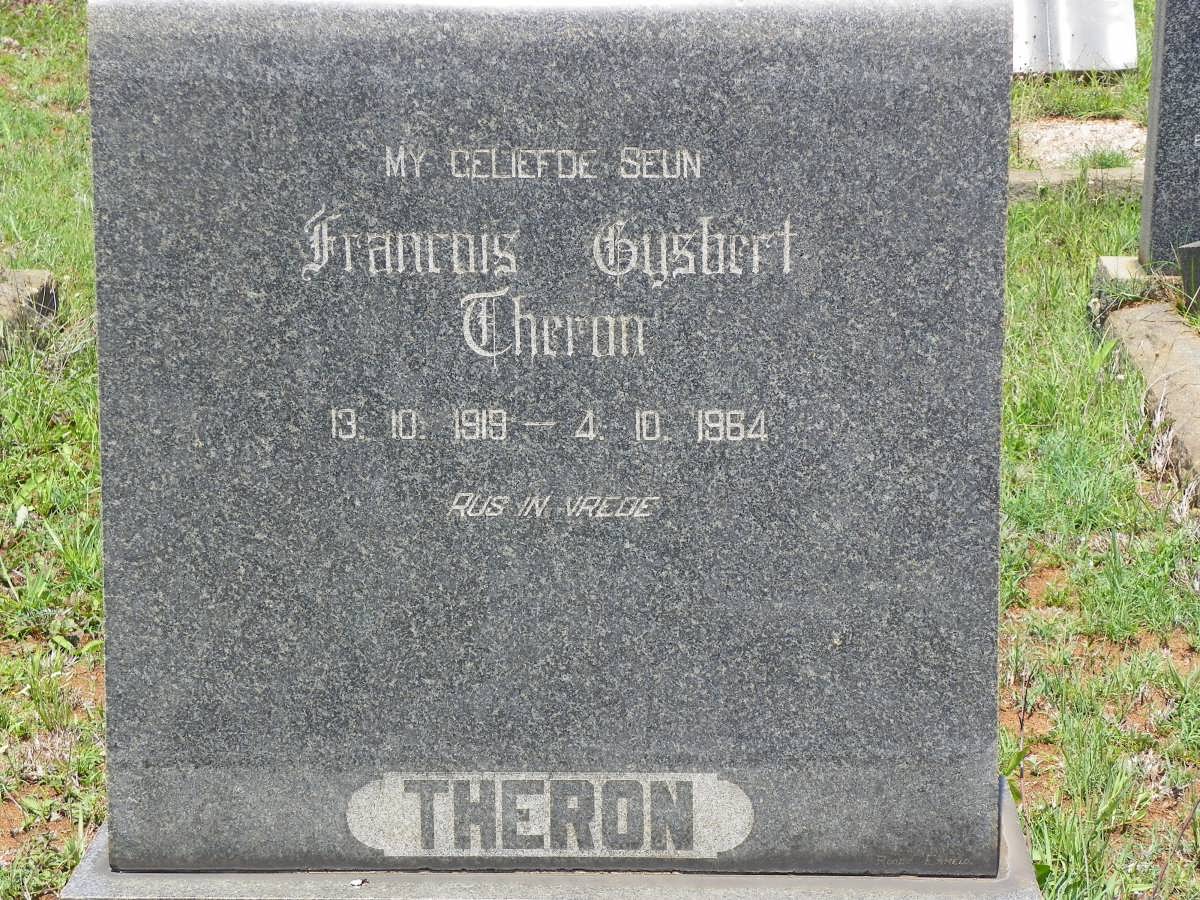THERON Francois Gysbert 1919-1964