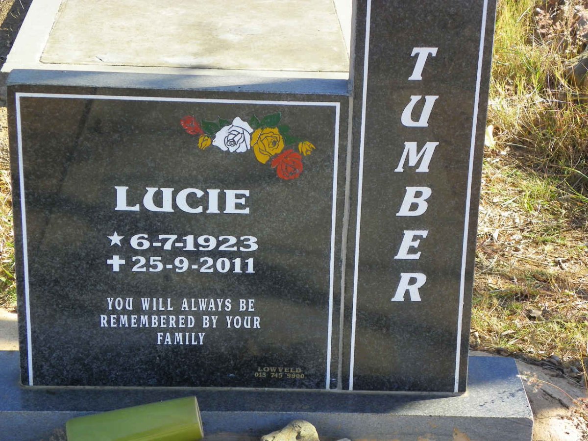 TUMBER Lucie 1923-2011