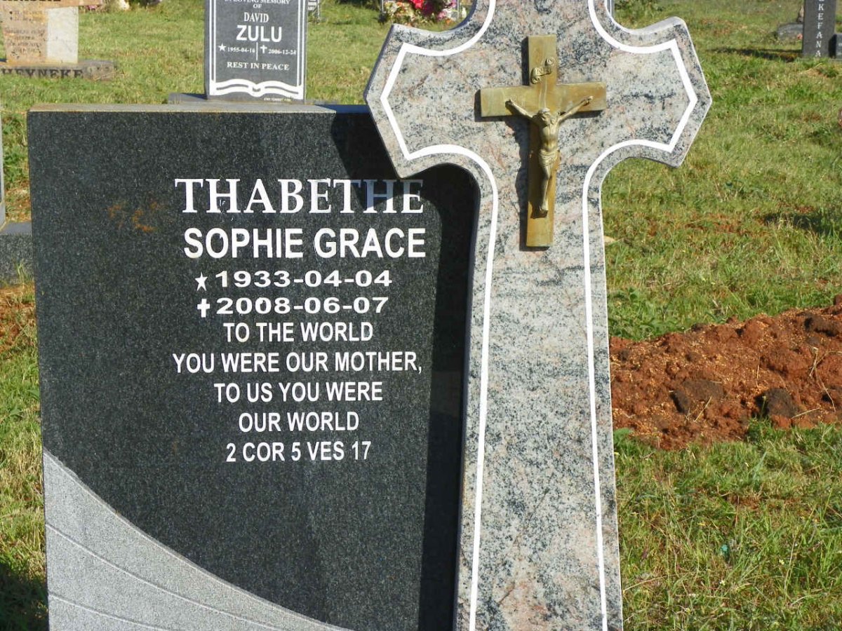 THABETHE Sophie Grace 1933-2008