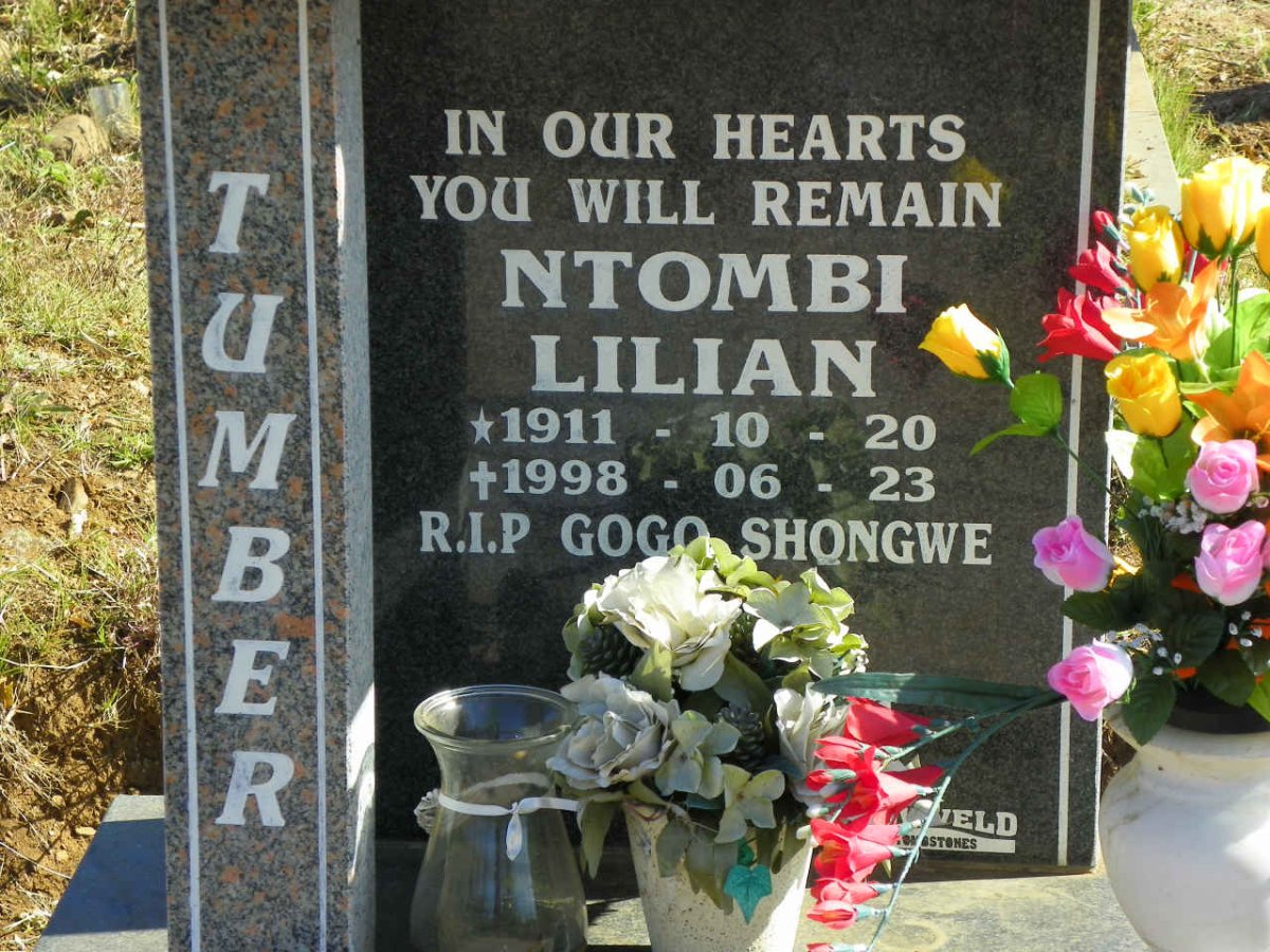 TUMBER Ntombi Lilian 1911-1998