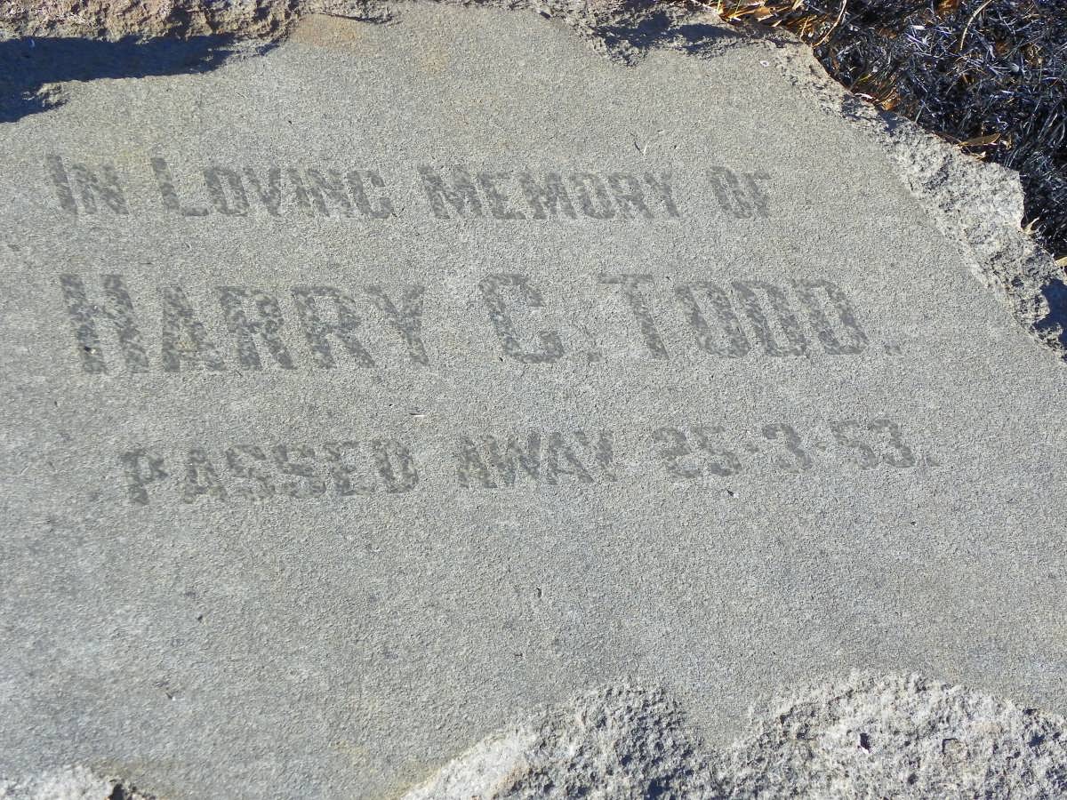 TODD Harry C. -1953