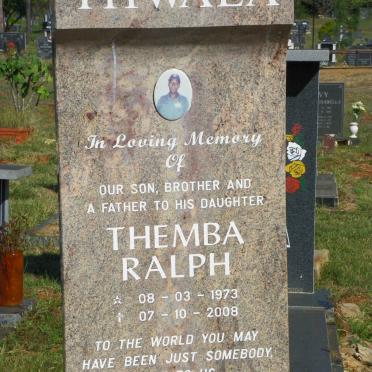 THWALA Themba Ralph 1973-2008