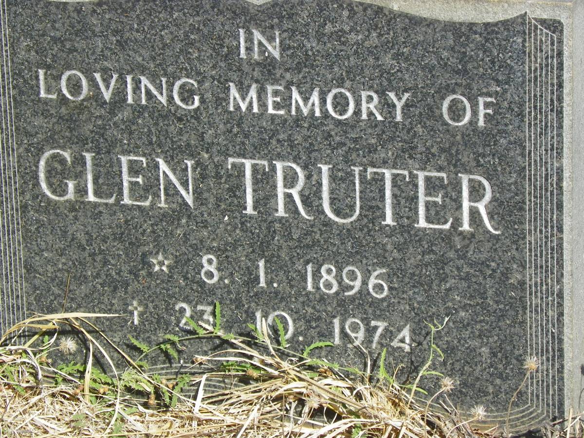 TRUTER Glen 1896-1974