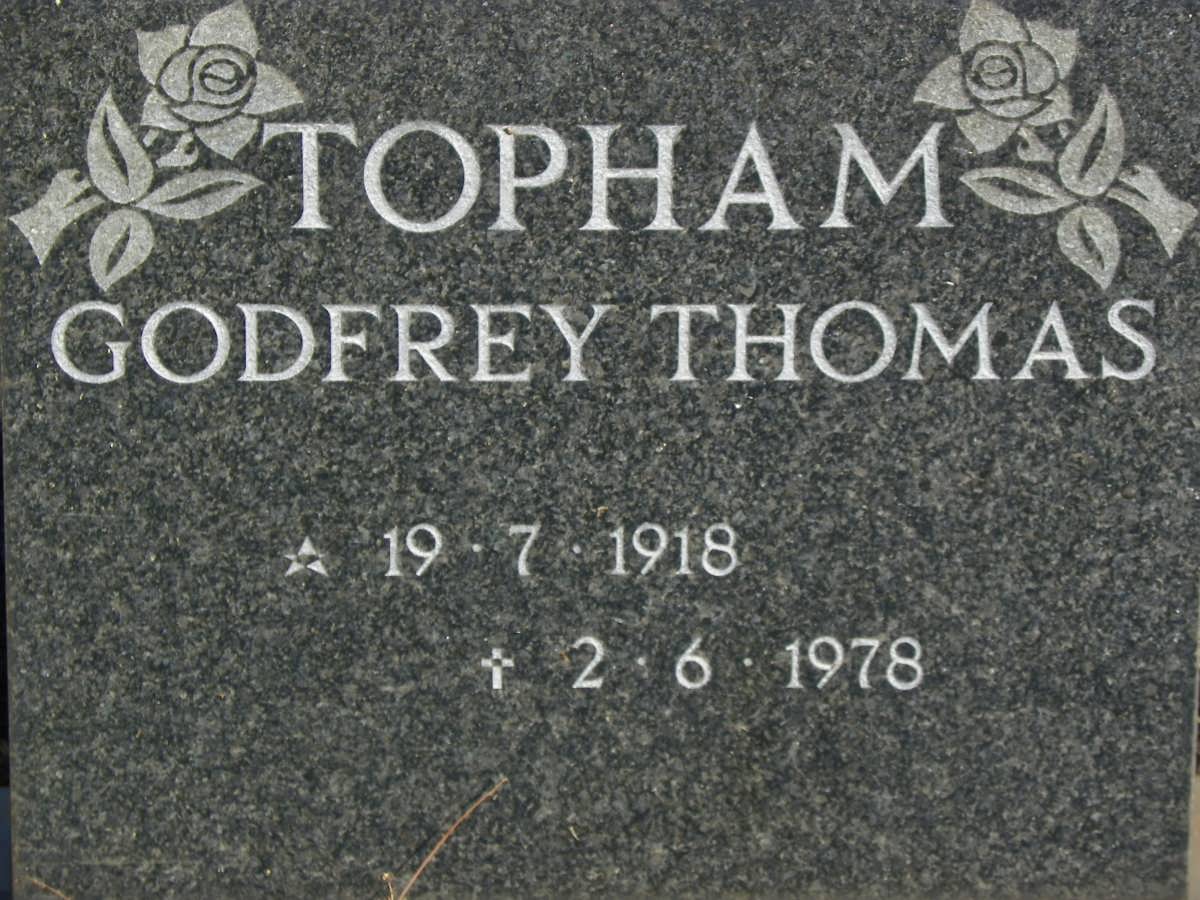 TOPHAM Godfrey Thomas 1918-1978
