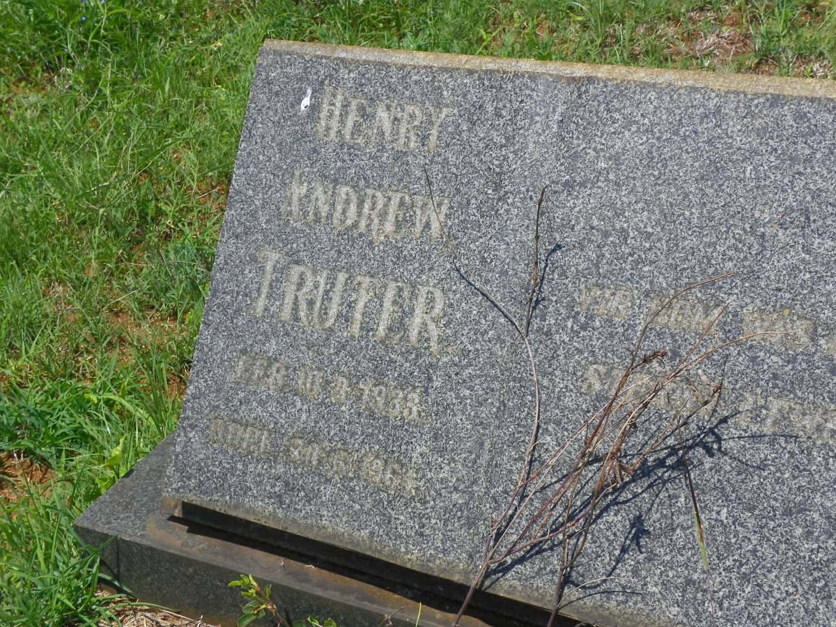 TRUTER Henry Andrew 1938-1964