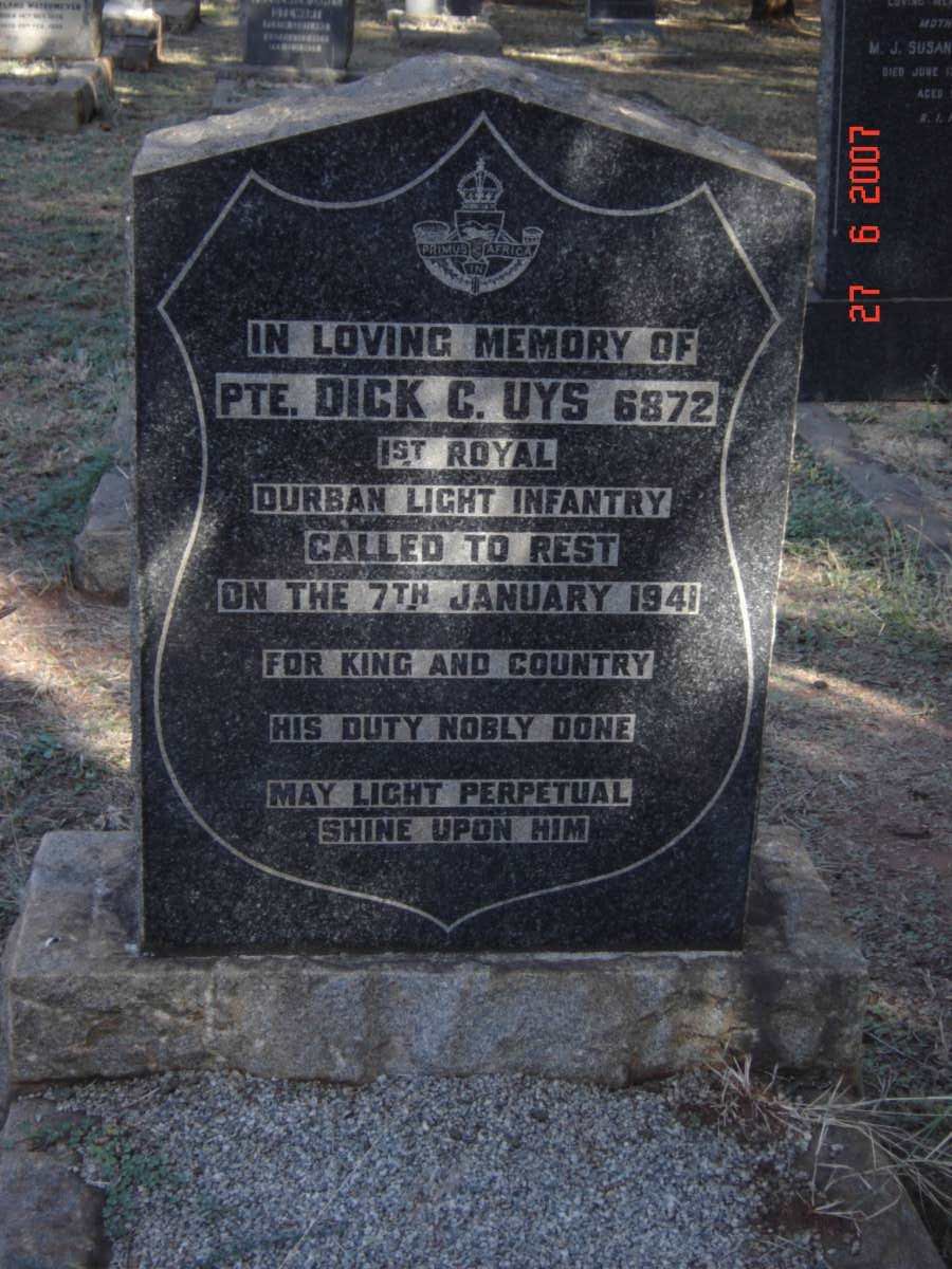 UYS Dick C. -1941