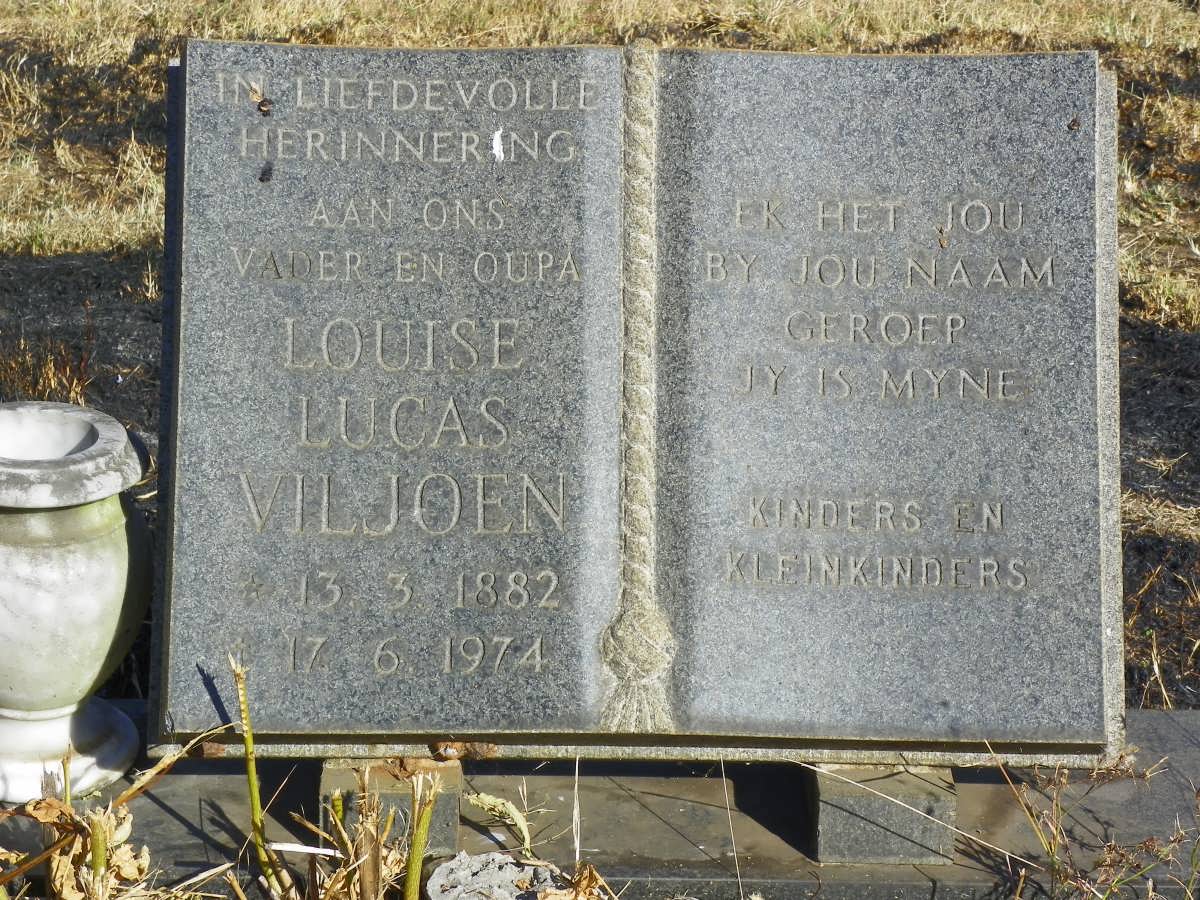 VILJOEN Louise Lucas 1882-1974