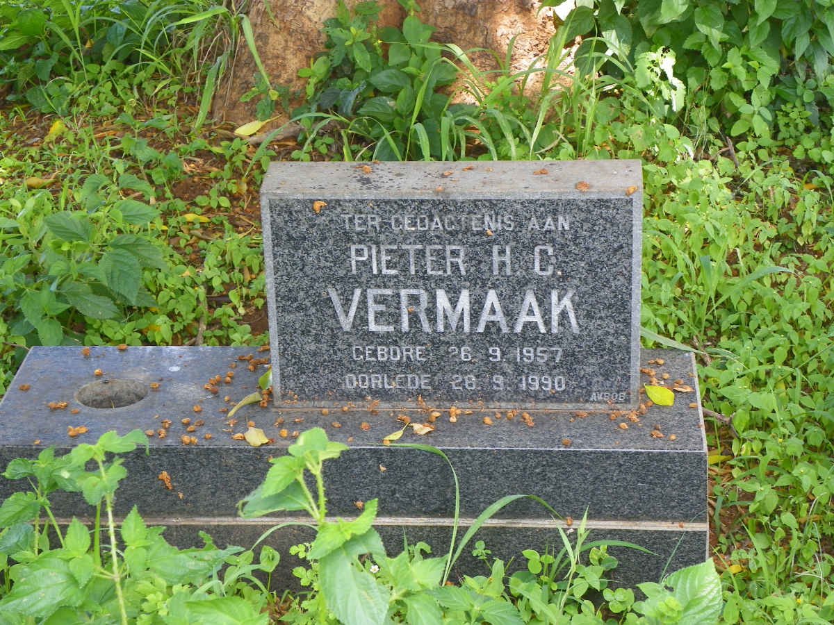 VERMAAK Pieter H.C. 1957-1990