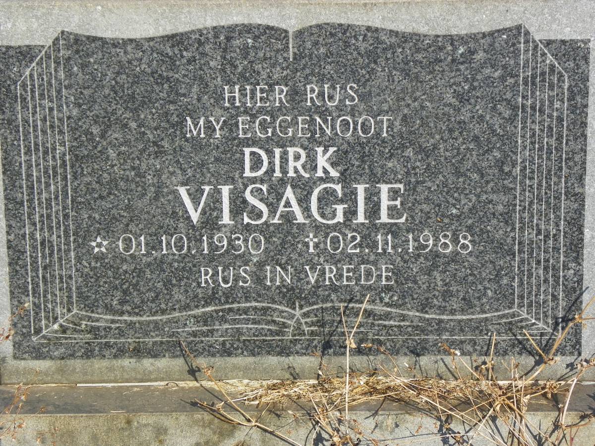 VISAGIE Dirk 1930-1988