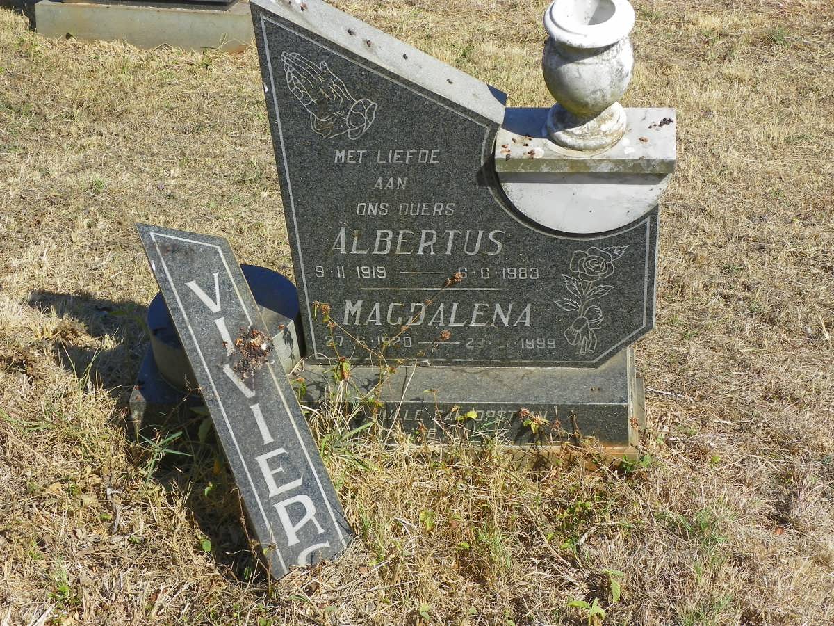VIVIERS Albertus 1919-1983 &amp; Magdalena 1920-1999