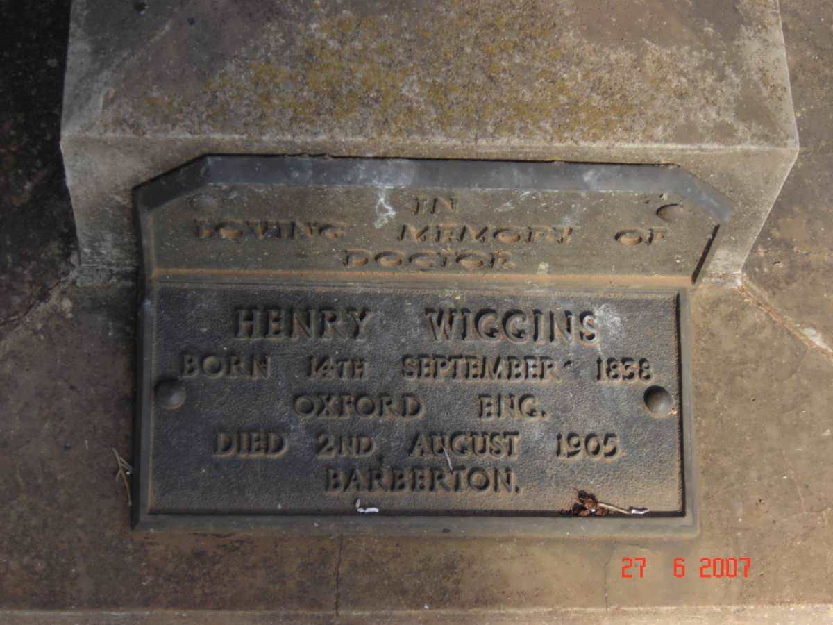 WIGGINS Henry 1838-1905