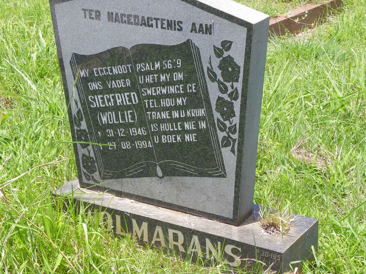 WOLMARANS Siegfried 1946-1994