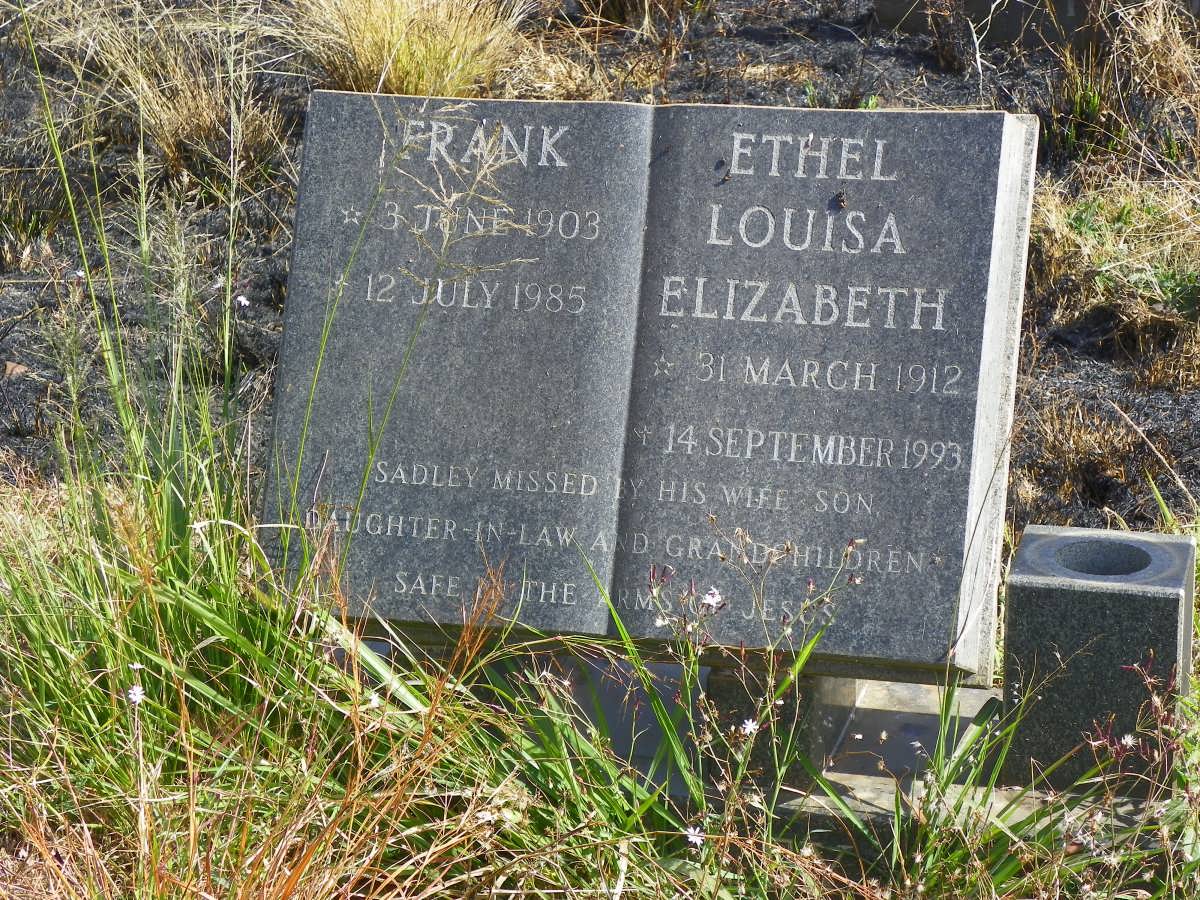 WORSLEY Frank 1903-1985 &amp; Ethel Louisa Elizabeth 1912-1993