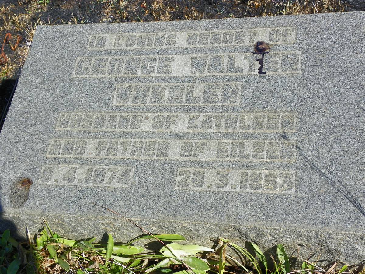WHEELER George Walter 1874-1953