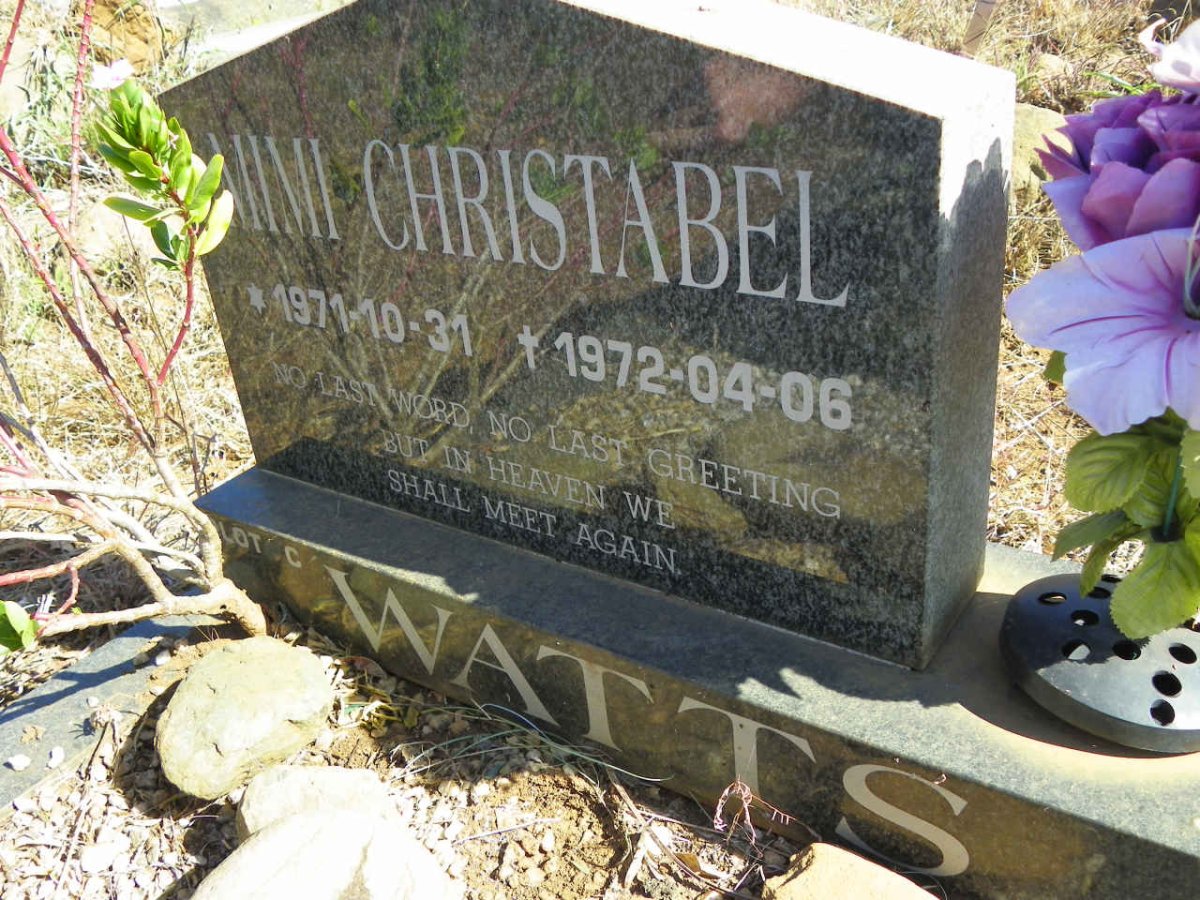 WATTS Mimi Christabel 1971-1972