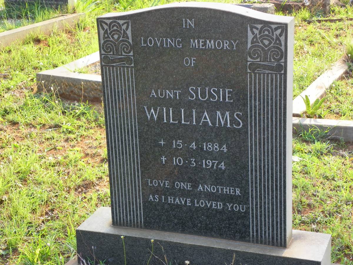 WILLIAMS Suzie 1884-1974