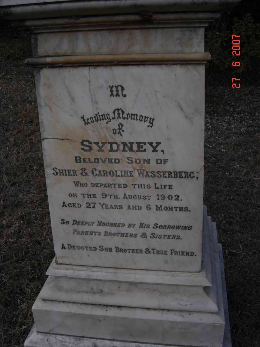 WASSERBERG Sydney -1902