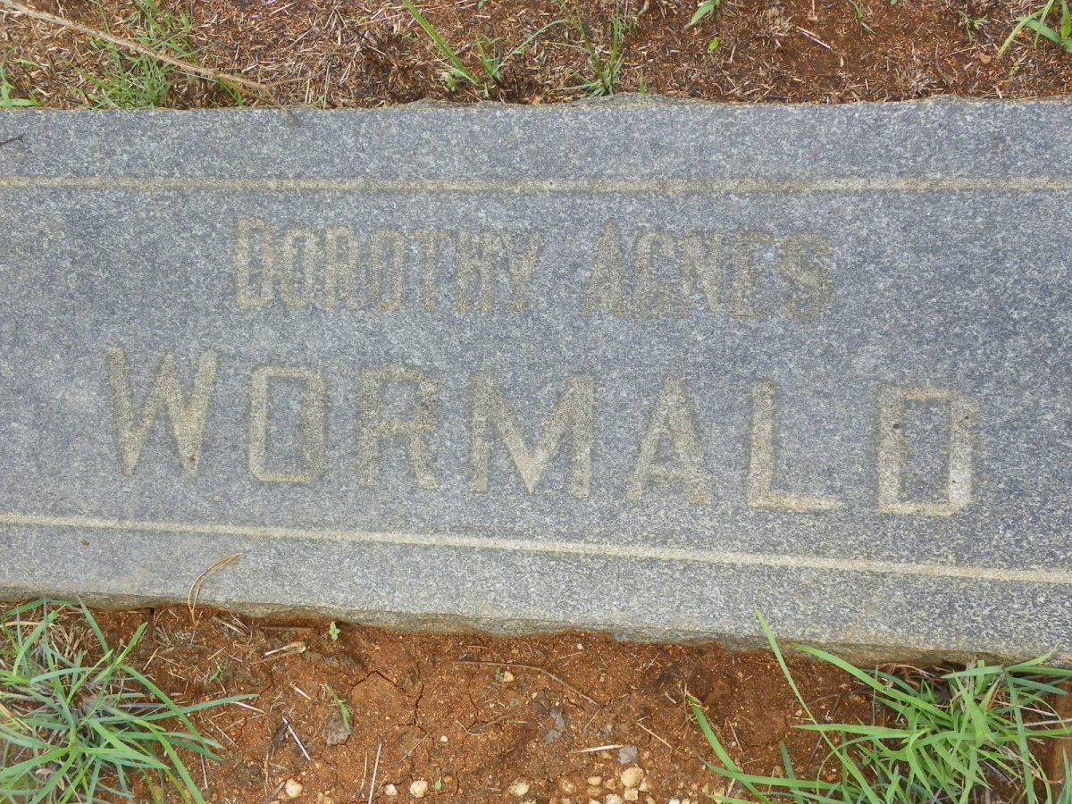 WORMALD Dorothy Agnes