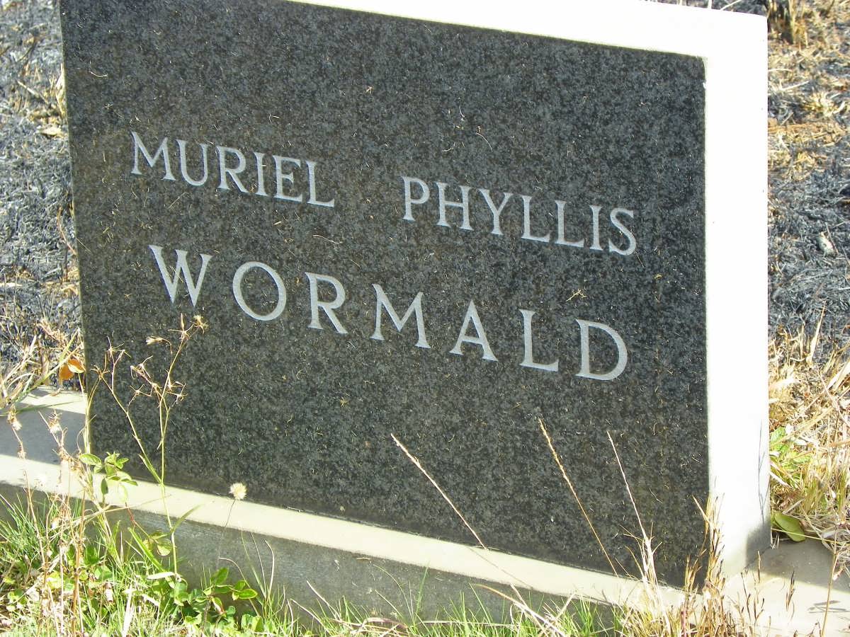 WORMALD Muriel Phyllis