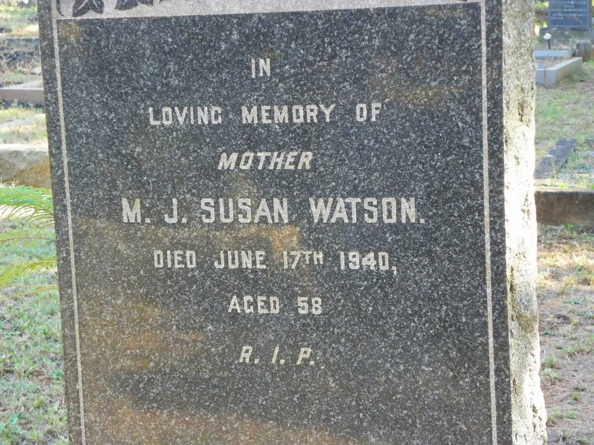 WATSON M.J. Susan -1940