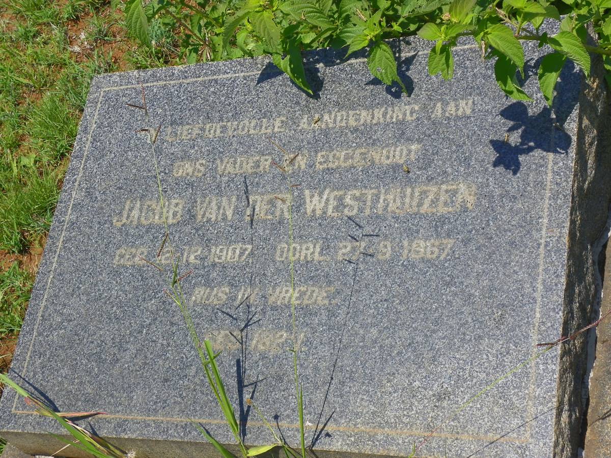 WESTHUIZEN Jacob, van der 1907-1967