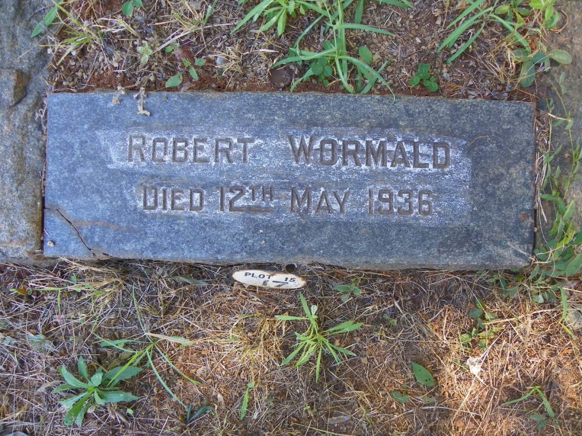 WORMALD Robert -1936