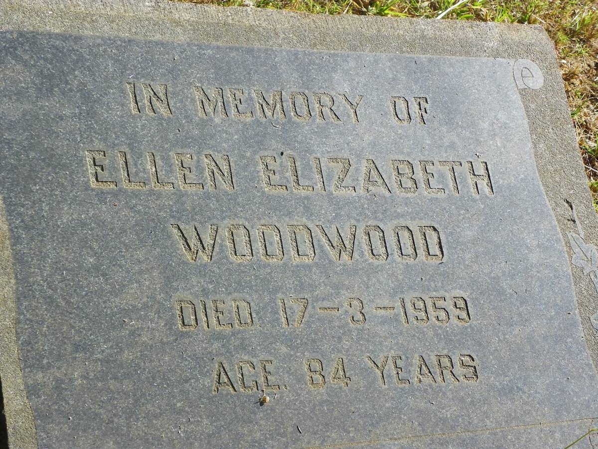 WOODWOOD Ellen Elizabeth -1959