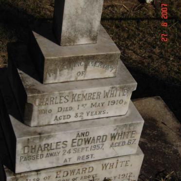 WHITE Charles Kemper -1910 :: WHITE Charles Edward -1957 :: WHITE Edward -1912