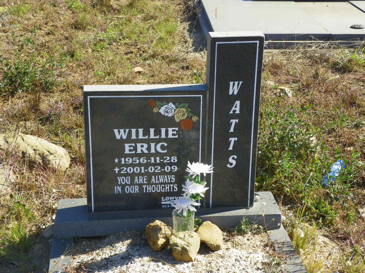 WATTS Willie Eric 1956-2001