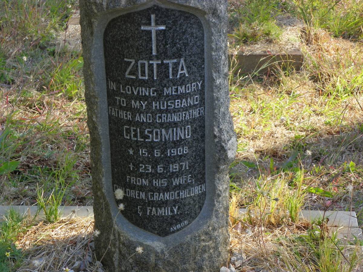 ZOTTA Gelsomino 1908-1971