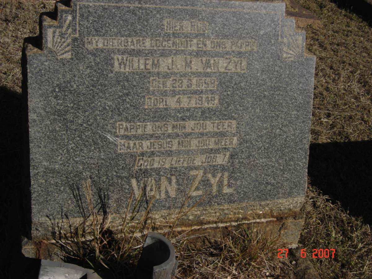 ZYL Willem J.M., van 1898-1949