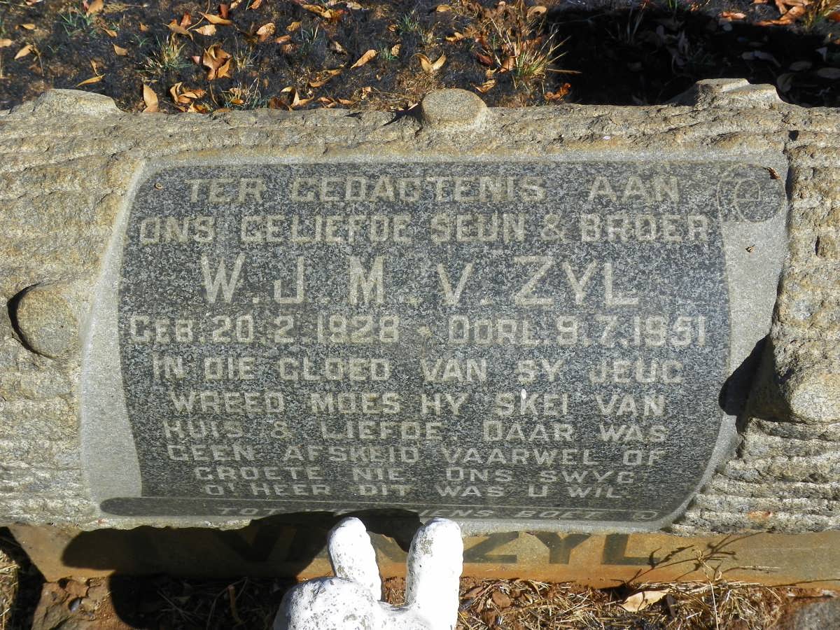 ZYL W.J.M., van 1928-1951
