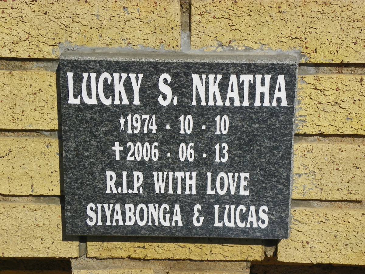 NKATHA Lucky S. 1974-2006