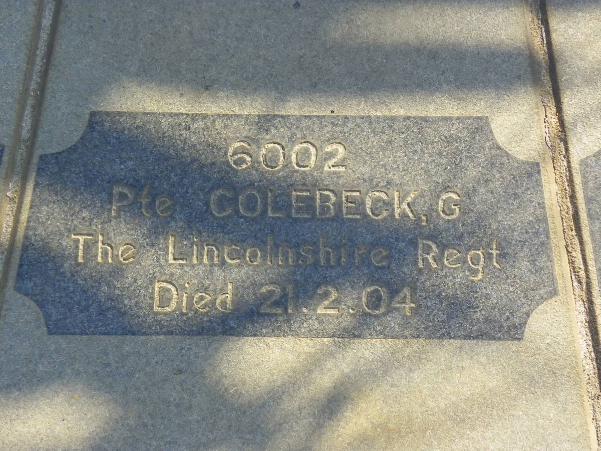 COLEBECK G. -1904