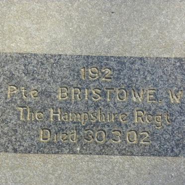 BRISTOWE W. -1902