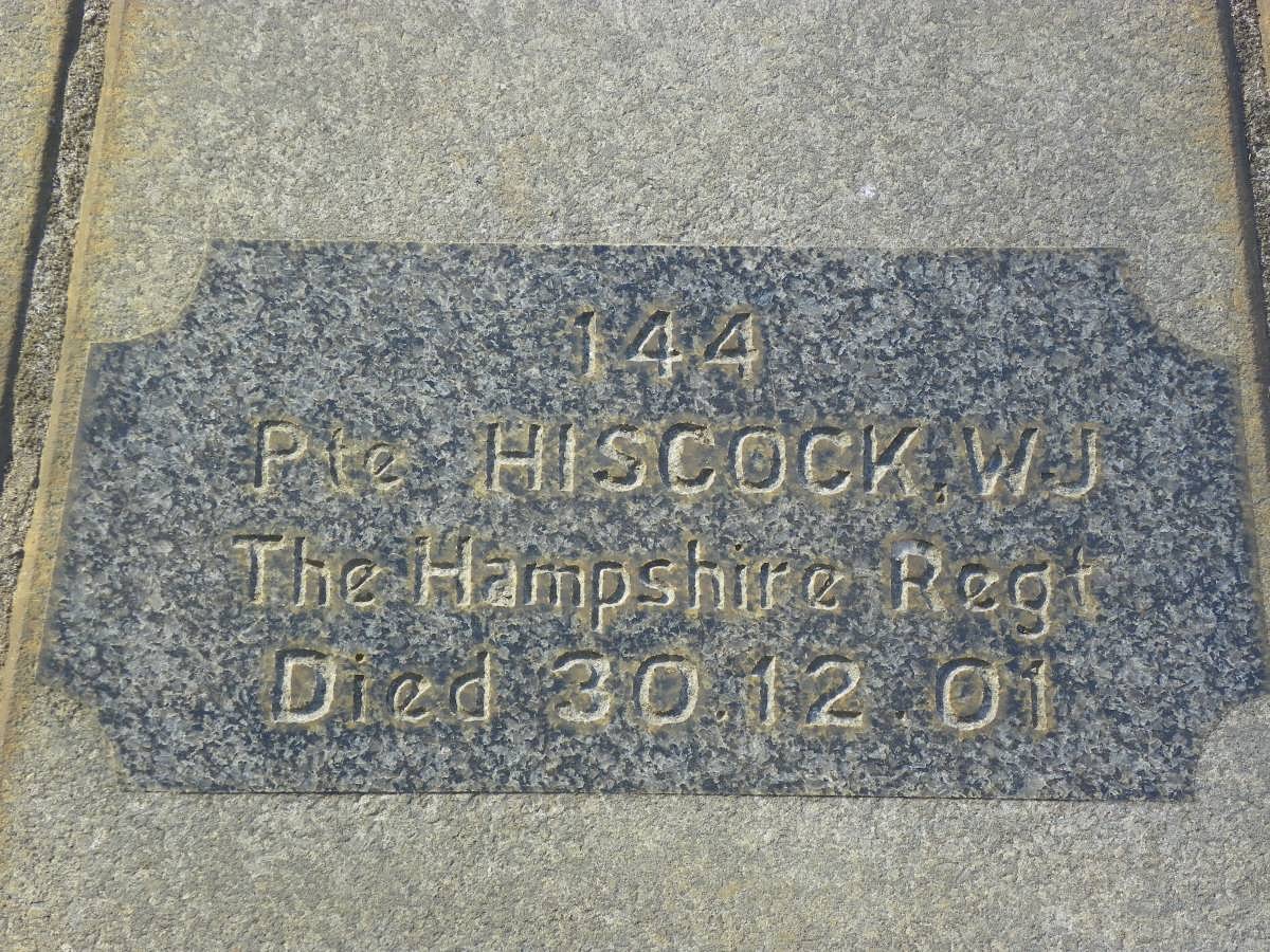 HISCOCK W.J. -1901