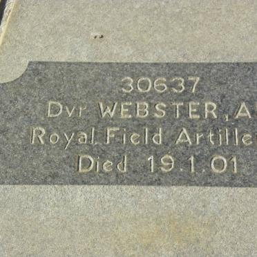 WEBSTER A.E. -1901