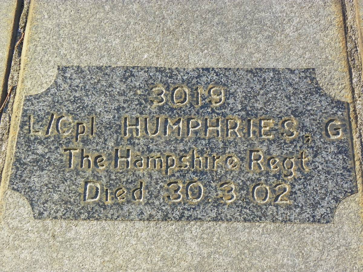 HUMPHRIES G. -1902