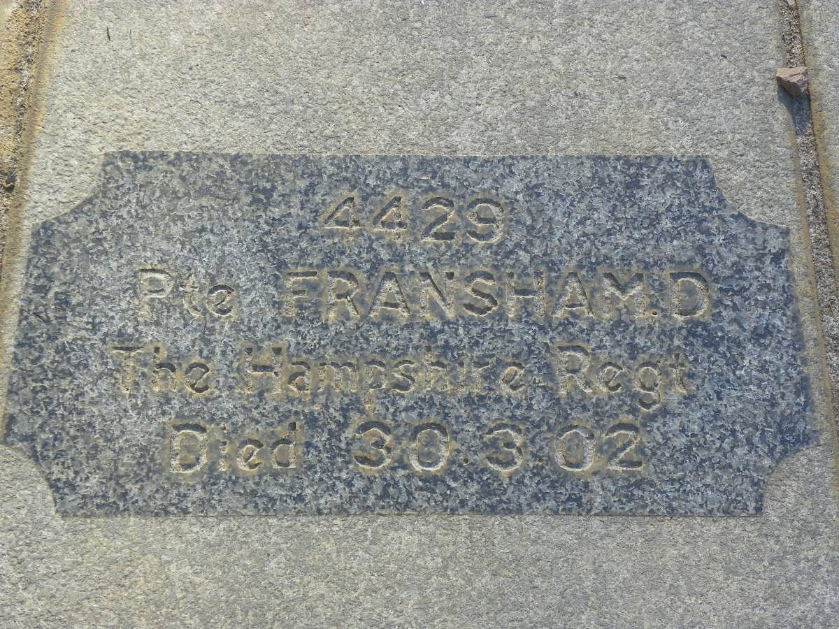 FRANSHAM D. -1902