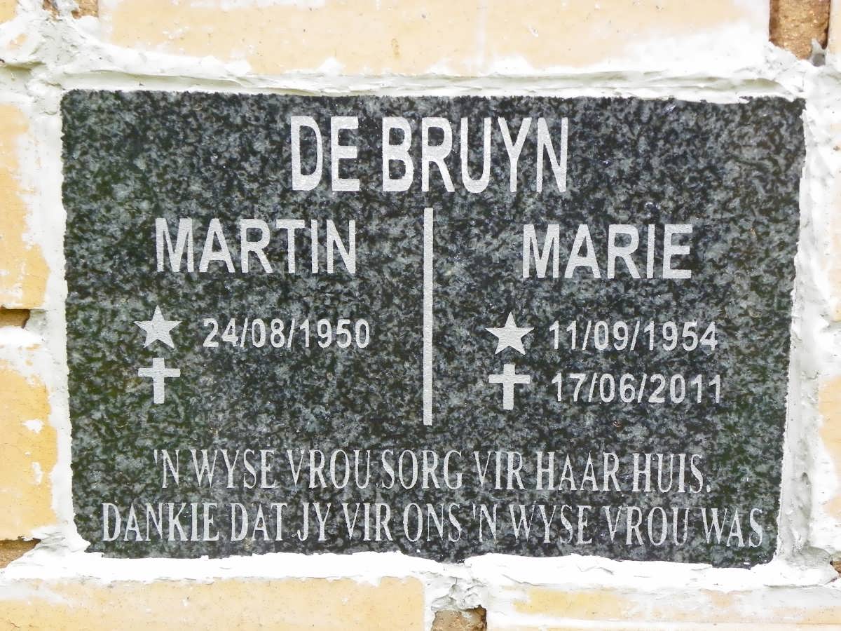 BRUYN Martin, de 1950- &amp; Marie 1954-2011