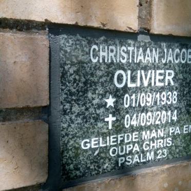 OLIVIER Christiaan Jacob 1938-2014