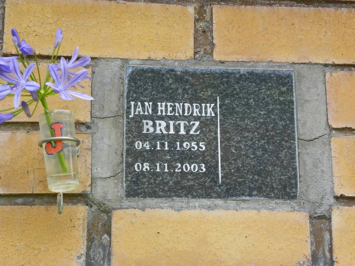 BRITZ Jan Hendrik 1955-2003