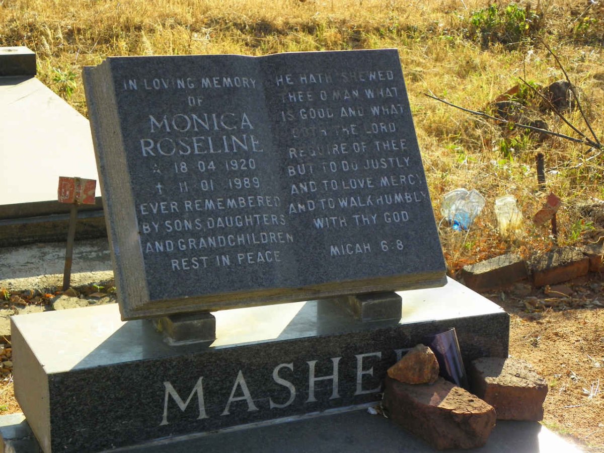 MASHER Monica Roseline 1920-1989