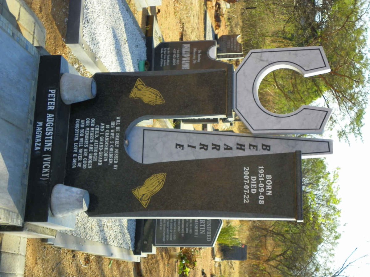 BEHARRIE Peter Augustine 1951-2007