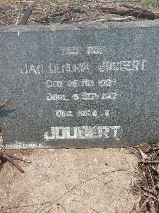 JOUBERT Jan Hendrik 1889-1917