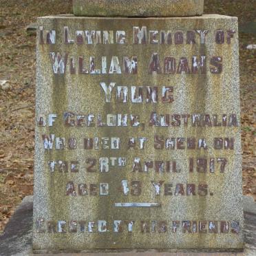 YOUNG William Adams -1917